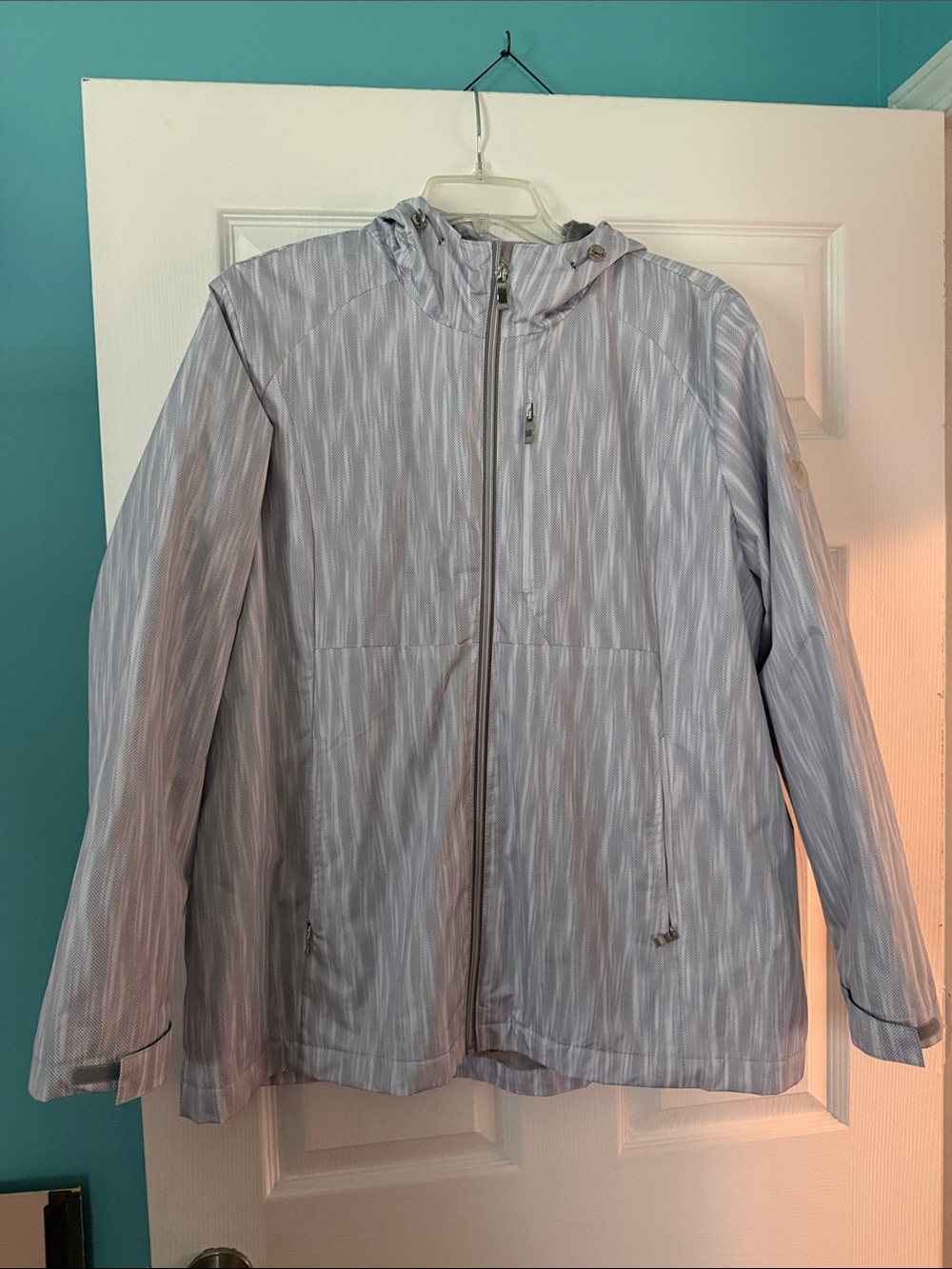 ZeroXposur Light Gray Women's Hooded Trench Coat